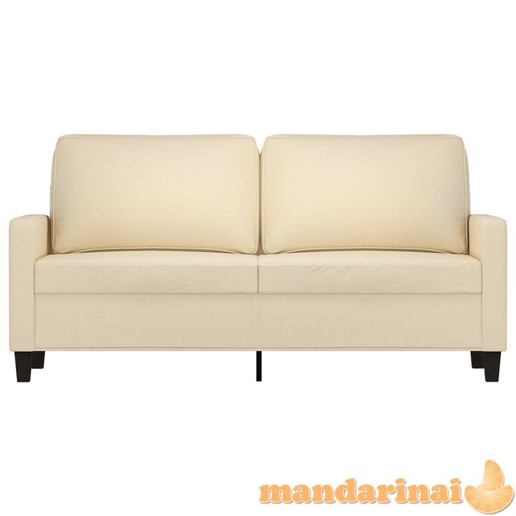 Dvivietė sofa, kreminės spalvos, 140cm, audinys