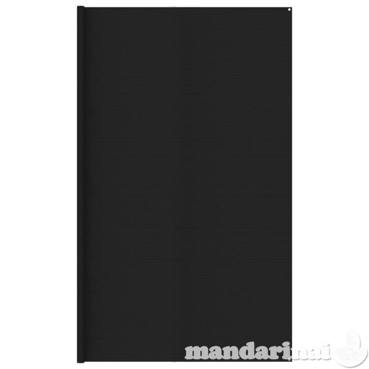 Palapinės kilimėlis, juodos spalvos, 400x800cm, hdpe