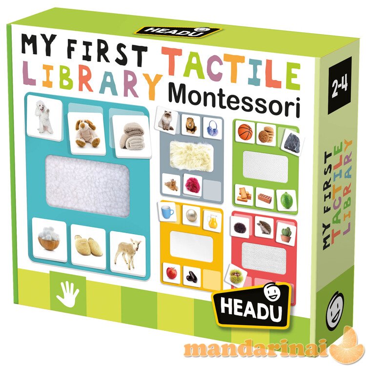 HEADU „Montessori“ žaidimas „Lytėjimo biblioteka“