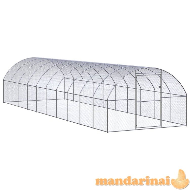 Lauko narvas viščiukams, 3x10x2m, galvanizuotas plienas