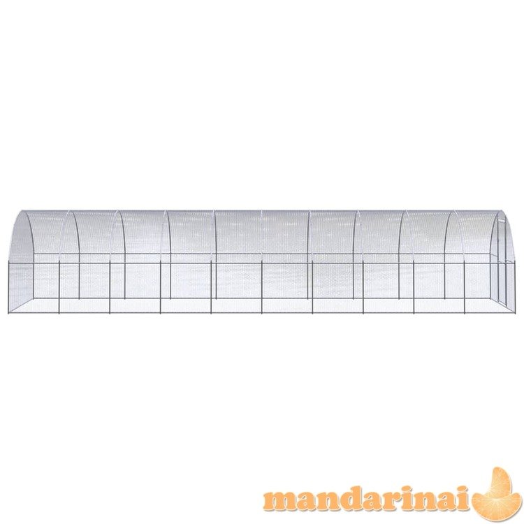 Lauko narvas viščiukams, 3x10x2m, galvanizuotas plienas