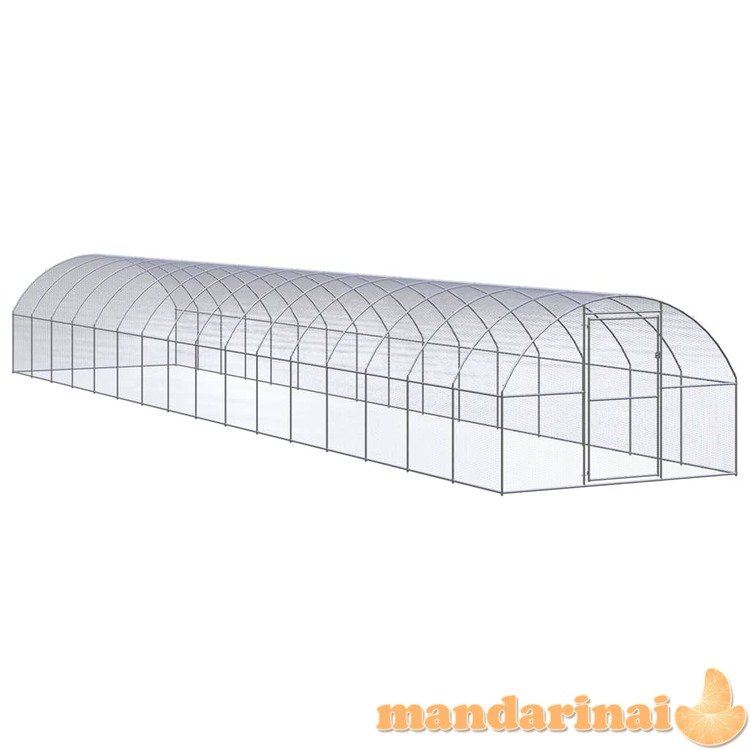 Lauko narvas viščiukams, 3x16x2m, galvanizuotas plienas