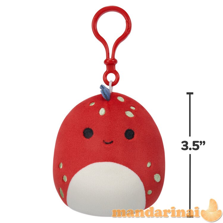 SQUISHMALLOWS Prisegamas pliušinis žaislas, 8 cm, W19