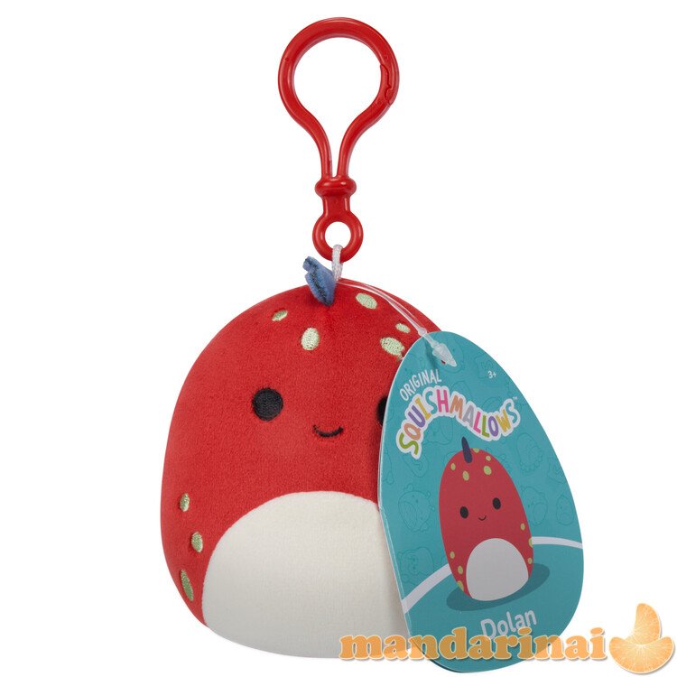 SQUISHMALLOWS Prisegamas pliušinis žaislas, 8 cm, W19