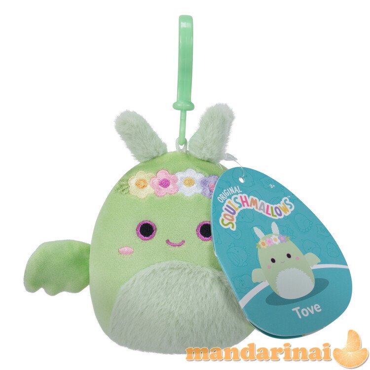 SQUISHMALLOWS Prisegamas pliušinis žaislas, 8 cm, W19