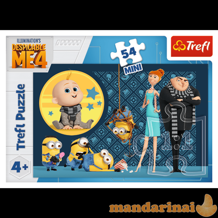 TREFL MINIONS mini dėlionė, 54 det.