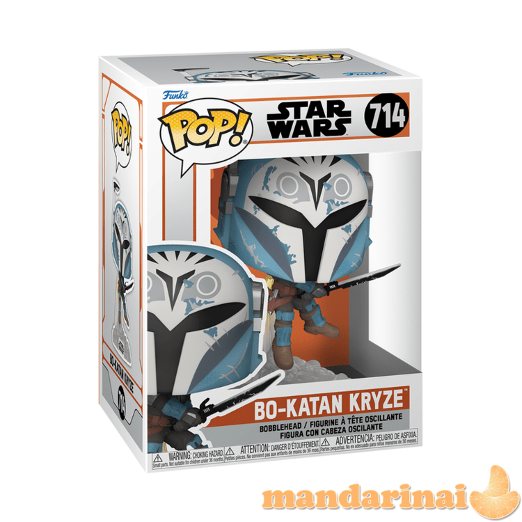 FUNKO POP! Vinilinė figūrėlė: The Mandalorian - Bo-Katan w/Darksaber​ and Jet Pack