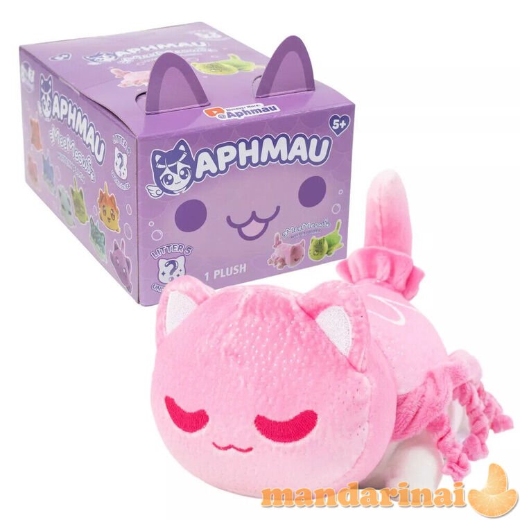 APHMAU MeeMeow Paslaptingas pliušinis kačiukas, 15 cm