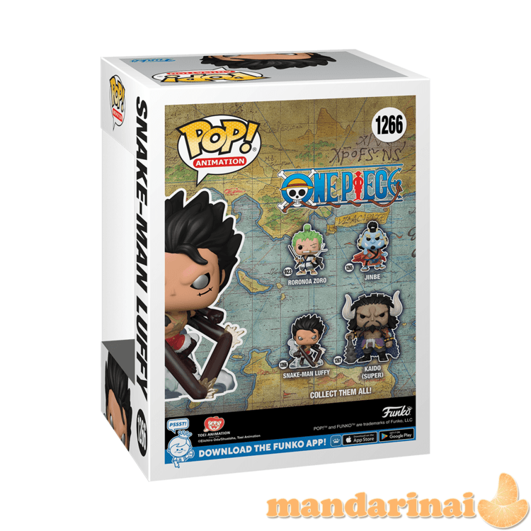 FUNKO POP! Vinilinė figūrėlė: One Piece - Snake-Man Luffy, 13 cm