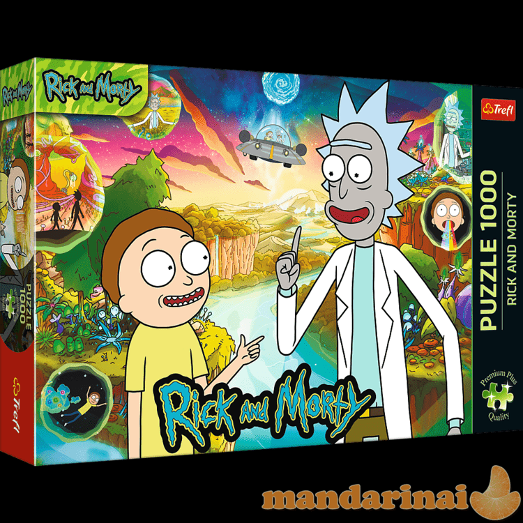 TREFL PREMIUM PLUS 1000 det. dėlionė „Rick and Morty“