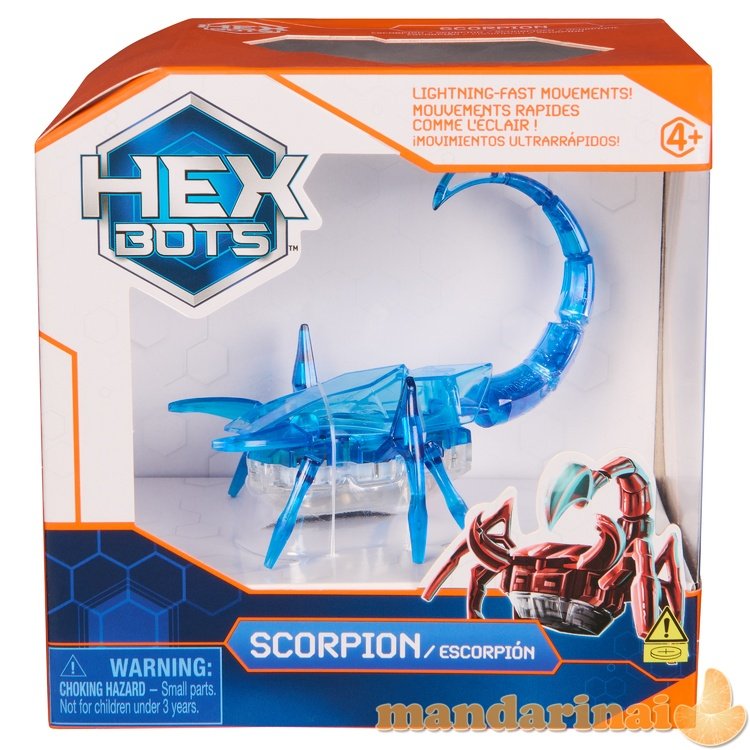 HEX BOTS Interaktyvus skorpionas