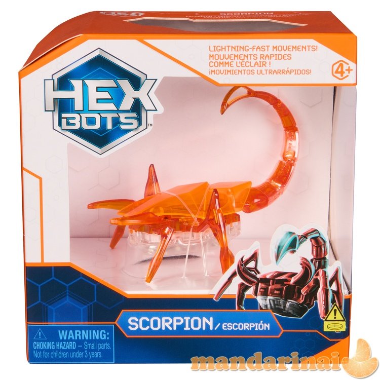 HEX BOTS Interaktyvus skorpionas