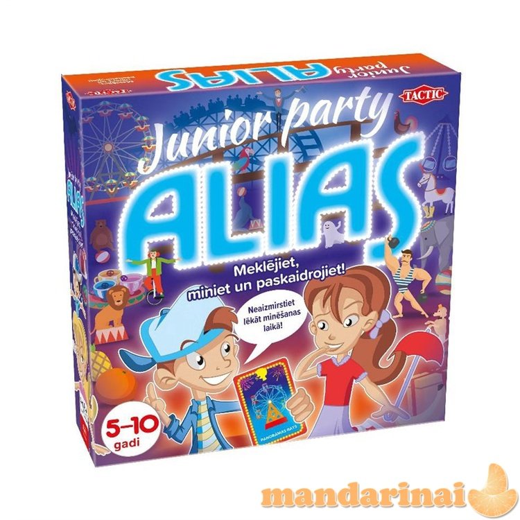 TACTIC Board game Spēle  Party Alias Junior  (in Latvian lang.)