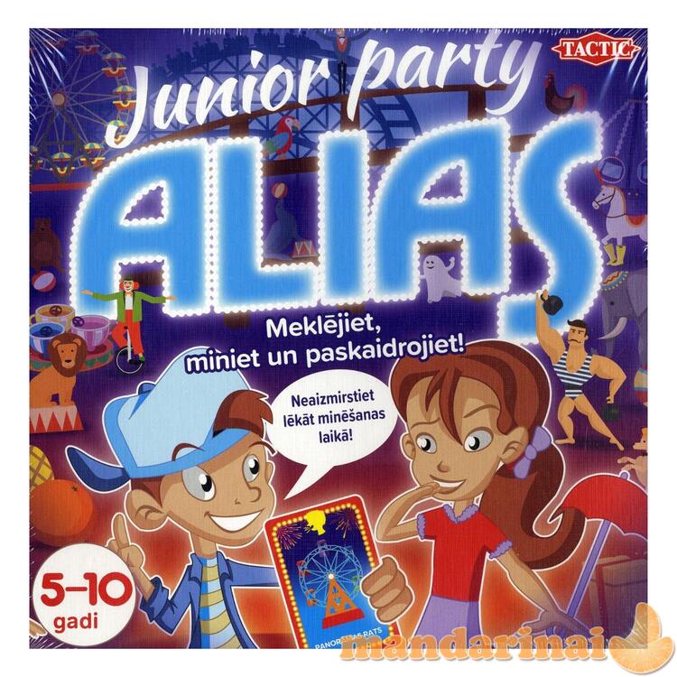 TACTIC Board game Spēle  Party Alias Junior  (in Latvian lang.)