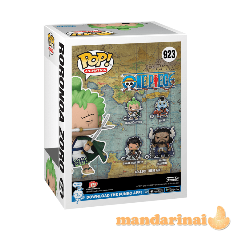 FUNKO POP! Vinilinė figūrėlė: One Piece - Roronoa Zoro, 12 cm