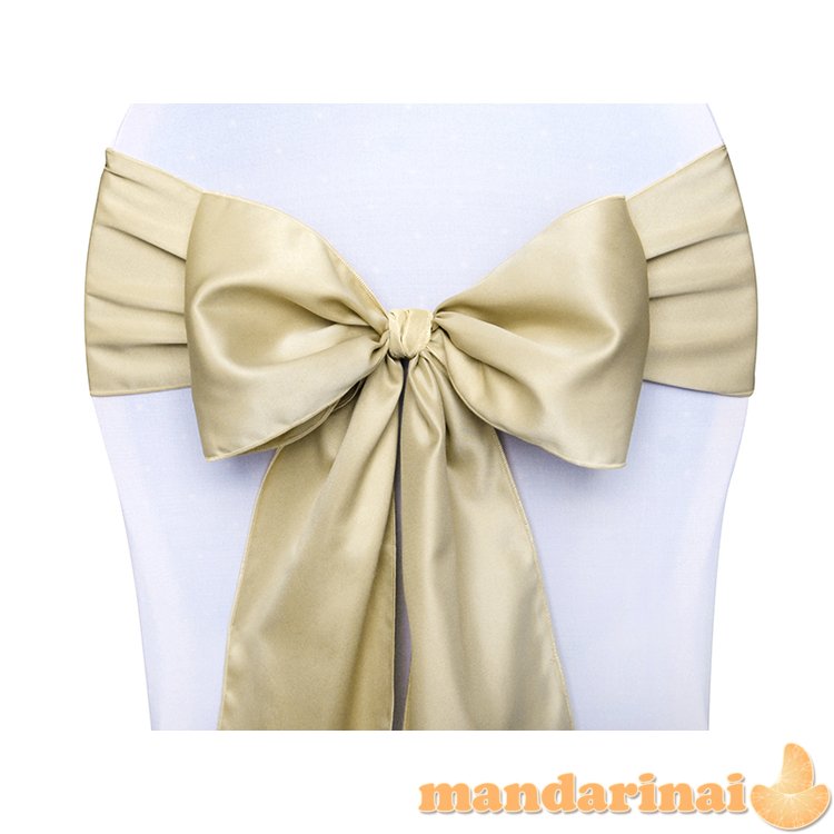 Chair sashes, light gold, 0.15 x 2.75 (1 pkt / 10 pc.)