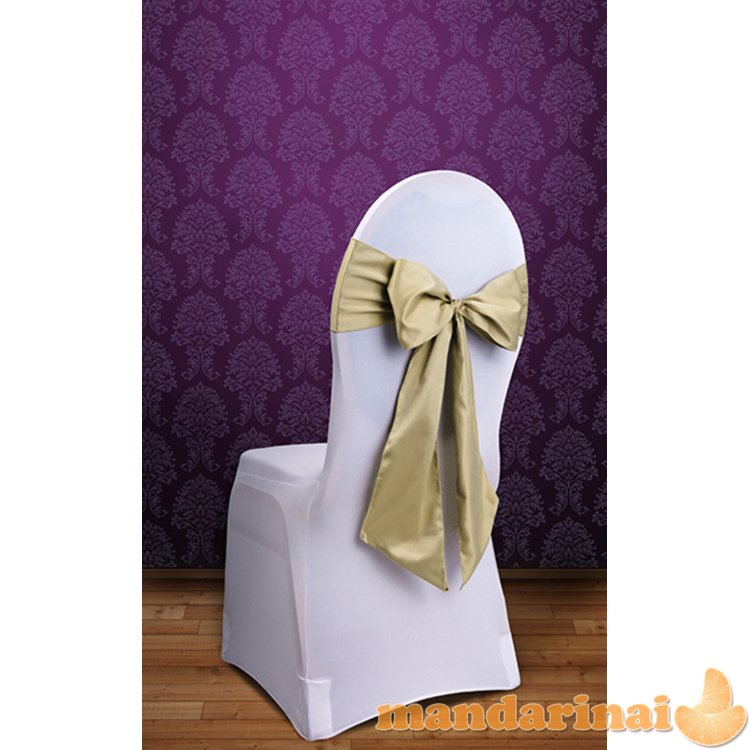 Chair sashes, light gold, 0.15 x 2.75 (1 pkt / 10 pc.)