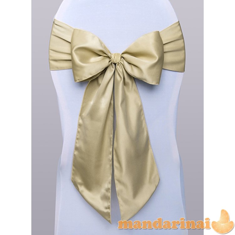 Chair sashes, light gold, 0.15 x 2.75 (1 pkt / 10 pc.)