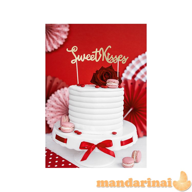 Cake topper Sweet Love - Sweet Kisses