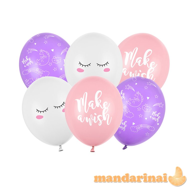 Balloons 30cm, Unicorn, mix (1 pkt / 50 pc.)