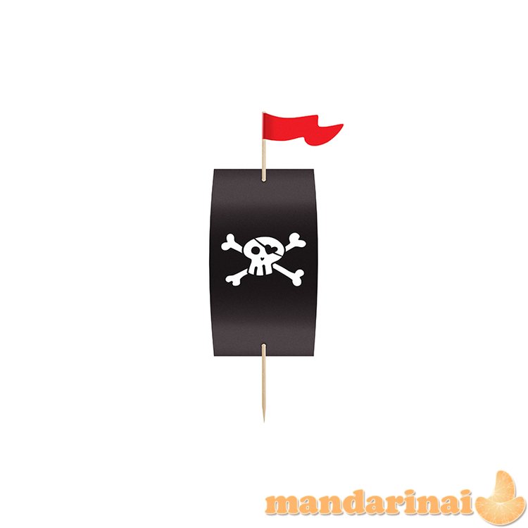 Cupcake kit Pirates Party (1 pkt / 6 pc.)