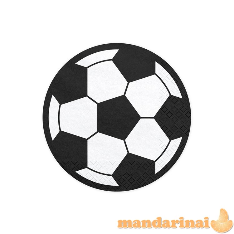 Napkins Football, 13.5cm (1 pkt / 20 pc.)