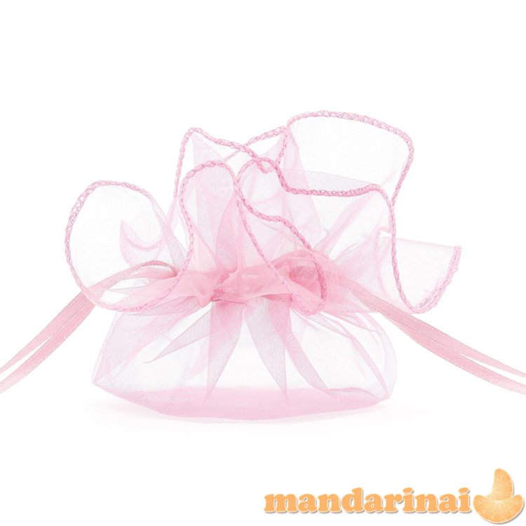 Organza pouches, pink, 25cm (1 pkt / 10 pc.)