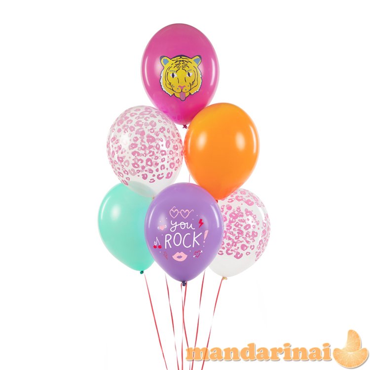 Balloons 30 cm, You Rock, mix (1 pkt / 50 pc.)