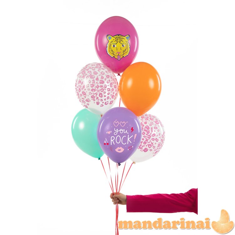 Balloons 30 cm, You Rock, mix (1 pkt / 50 pc.)