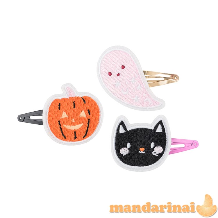 Hair clips Halloween, mix (1 pkt / 3 pc.)