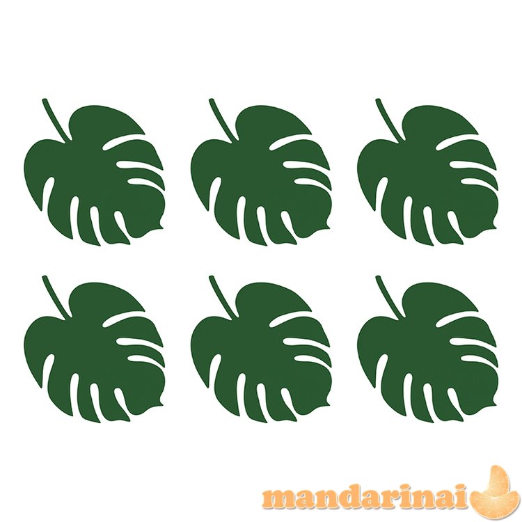 Place cards Aloha - Monstera (1 pkt / 6 pc.)