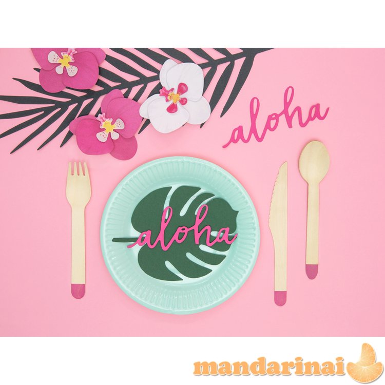 Place cards Aloha - Monstera (1 pkt / 6 pc.)