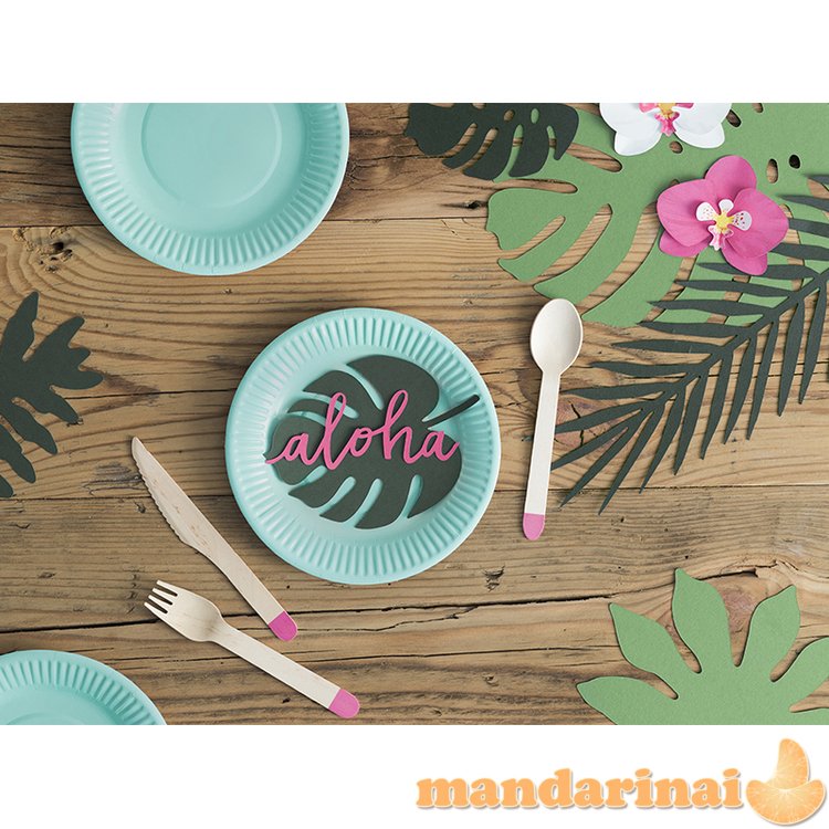 Place cards Aloha - Monstera (1 pkt / 6 pc.)