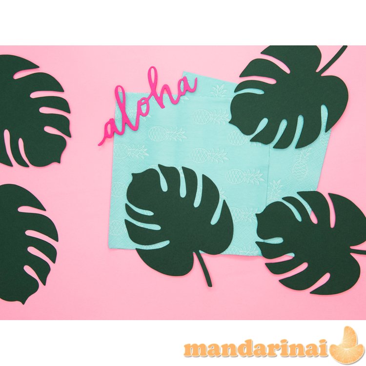 Place cards Aloha - Monstera (1 pkt / 6 pc.)