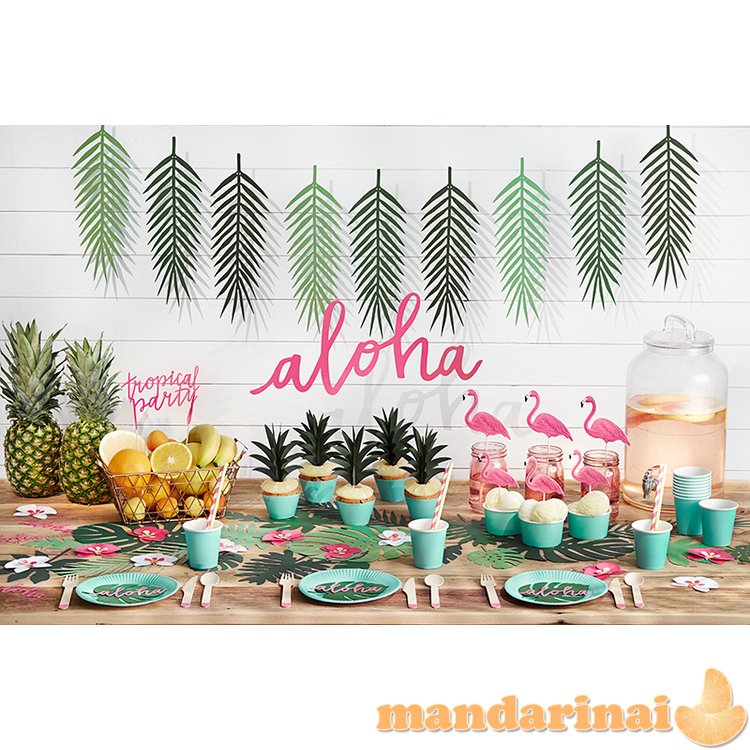 Place cards Aloha - Monstera (1 pkt / 6 pc.)