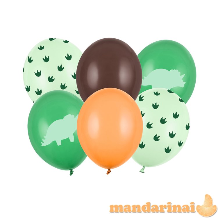 Foil balloons set - Dinosaurs, mix (1 pkt / 25 pc.)