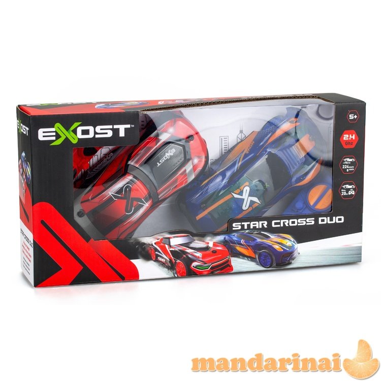 EXOST Radijo bangomis valdomas automobiliai „Star“, 1:28, 2 vnt