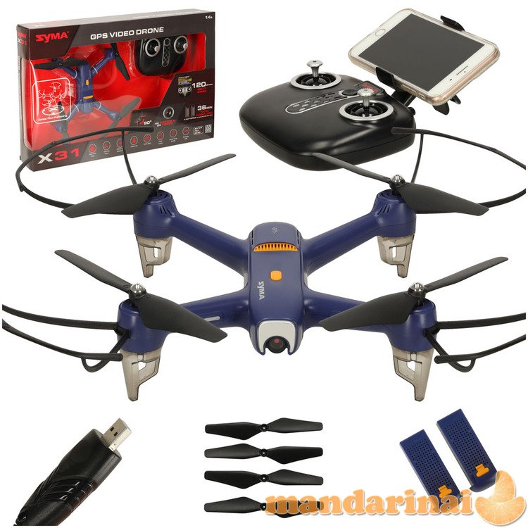 Syma X31 2.4GHz GPS 5G RC drone HD kamera