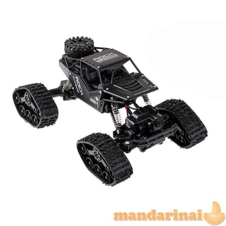 RC Rock Crawler 4x4 automobilis LHC012 auto 2-in-1 juodas