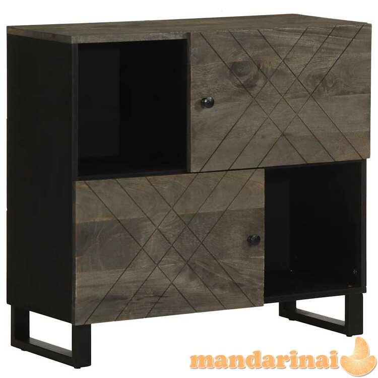 Indauja juoda 80x33x75 cm masyvo mango