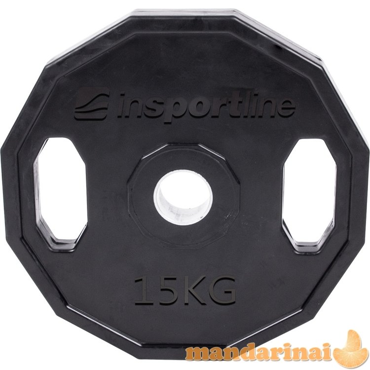 Guma padengtas olimpinis svoris 50mm inSPORTline Ruberton 15kg