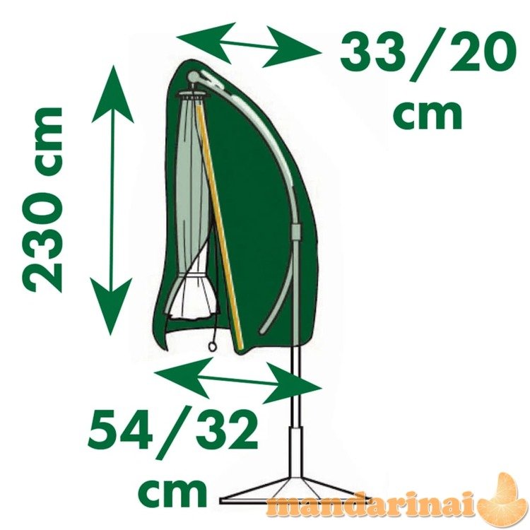 Nature apsauginis uždangalas pakreipiamiems skėčiams, 54/32x230cm