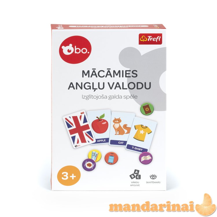 bo. Educational board game  English is fun  (In Latvian lang.)