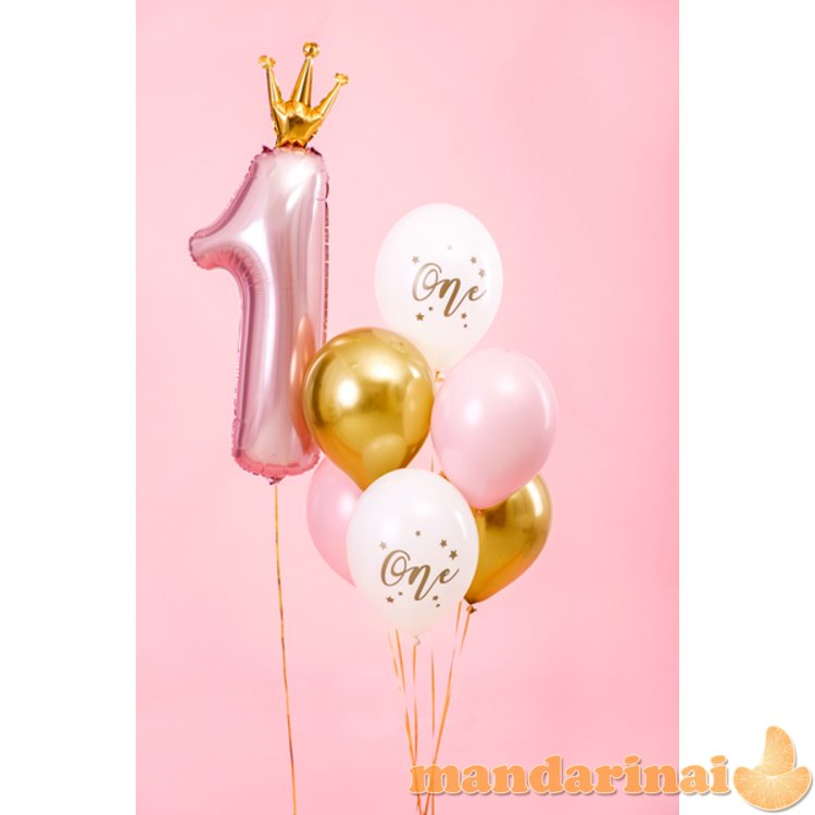 Balloons 30cm, One, Pastel Pale Pink (1 pkt / 6 pc.)