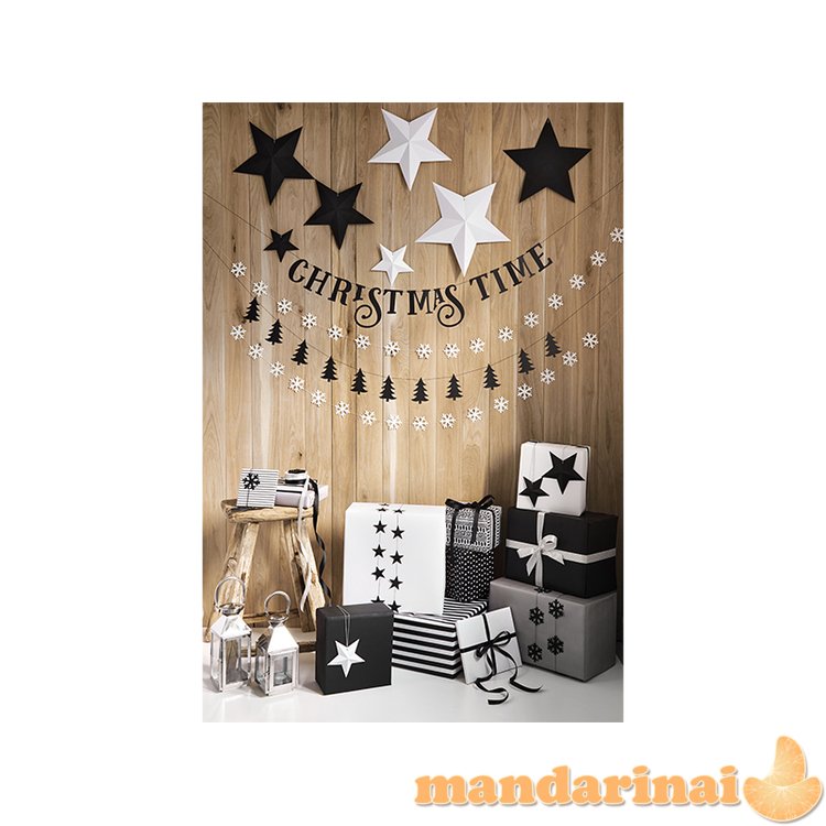 Decoration Stars, white (1 pkt / 6 pc.)