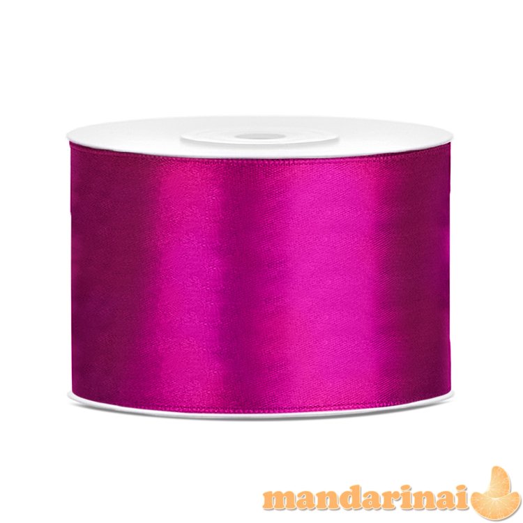 Satin Ribbon, fuchsia, 50mm/25m