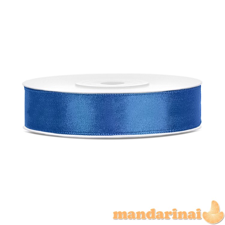 Satin Ribbon, royal blue, 12mm/25m (1 pc. / 25 lm)