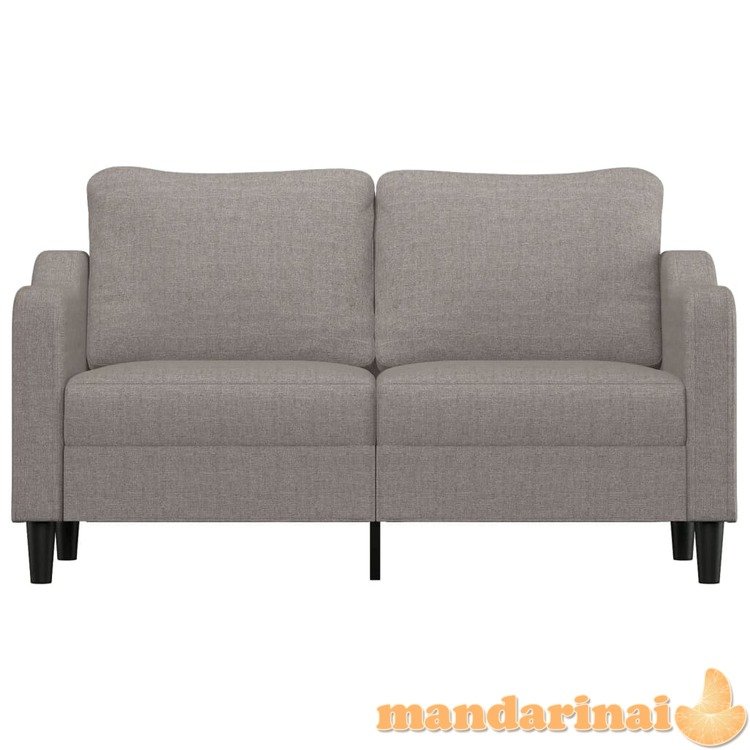 Dvivietė sofa, taupe spalvos, 140cm, audinys