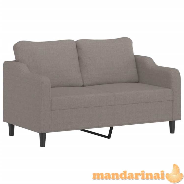 Dvivietė sofa, taupe spalvos, 140cm, audinys