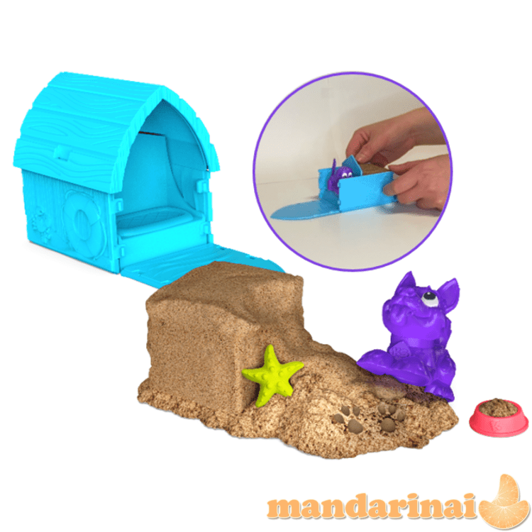 KINETIC SAND Rinkinys „Šuniukų kasykla“